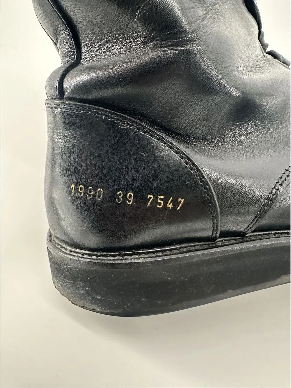Common Projects Leather Combat Boots